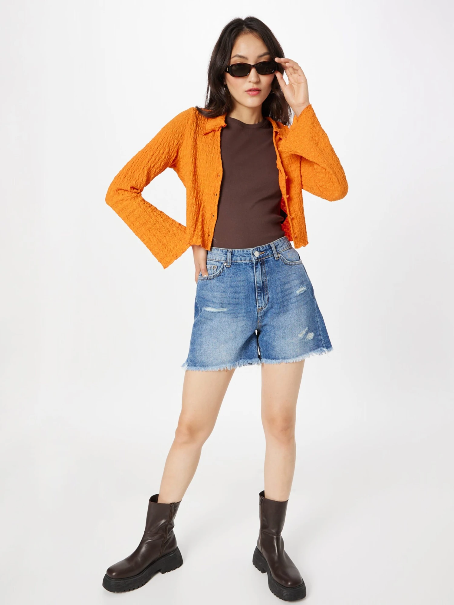 B.young Denim Shorts Regular Jeans Kato Dames Blauw 7 B.young Denim Shorts Regular Jeans Kato Dames Blauw - Afbeelding 5