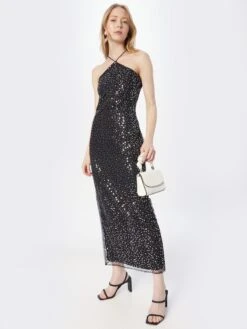 SAMSØE SAMSØE Avondjurken Avondjurk Ytzen Dames Zwart -Ulla Popken Verkoop 8e5561767b6295e46925403b8d6e78ce