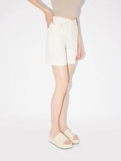 Denim Shorts Regular Jeans GOLDIE Dames Wit -Ulla Popken Verkoop 8e626010f09f4f65c15009379832b8f4