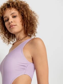 Grote Cups Bustier Badpak Gina Dames Pastellila -Ulla Popken Verkoop 8e69810cbcf23951556c729737e2b57b