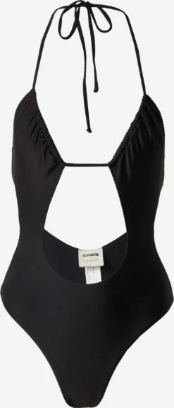 Halter Badpakken Triangel Badpak Valentina Dames Zwart