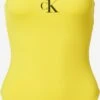 Calvin Klein Swimwear Grote Cups Bustier Badpak Dames Geel -Ulla Popken Verkoop 91ff07a89458e242d5bdbb3656bd68a5