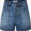 MORGAN Denim Shorts Loosefit Jeans SHILY Dames Blauw 2 MORGAN Denim Shorts Loosefit Jeans SHILY Dames Blauw -Ulla Popken Verkoop 9491e13dcb0270862e30529e8d759f40