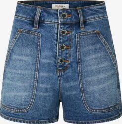 MORGAN Denim Shorts Loosefit Jeans SHILY Dames Blauw