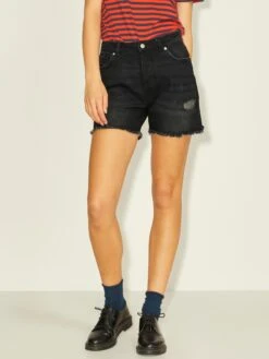 JJXX Denim Shorts Regular Jeans MICA Dames Zwart -Ulla Popken Verkoop 9b38f1b4af10be986d014abf36f81ff6