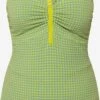Ulla Popken Grote Cups Push-up Badpak Dames Geel -Ulla Popken Verkoop 9ec455147783e1086306fd82f1cb9b2d