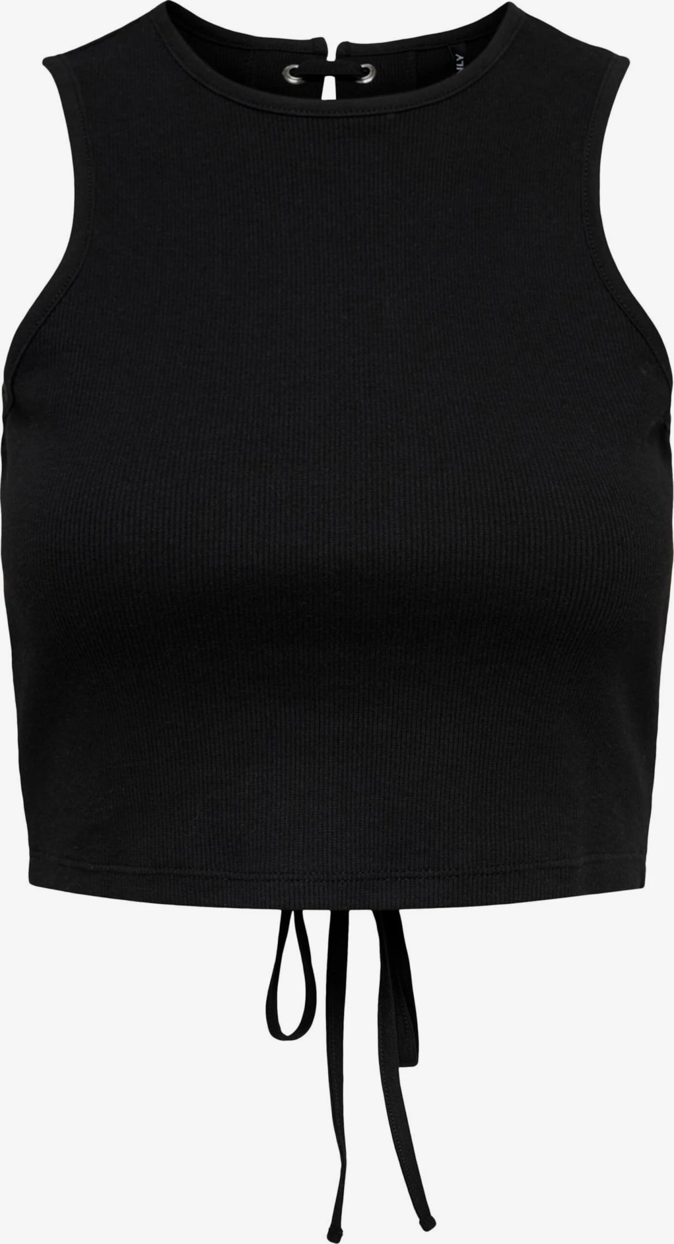 ONLY Crop Tops Top Nessa Dames Zwart 3 ONLY Crop Tops Top Nessa Dames Zwart