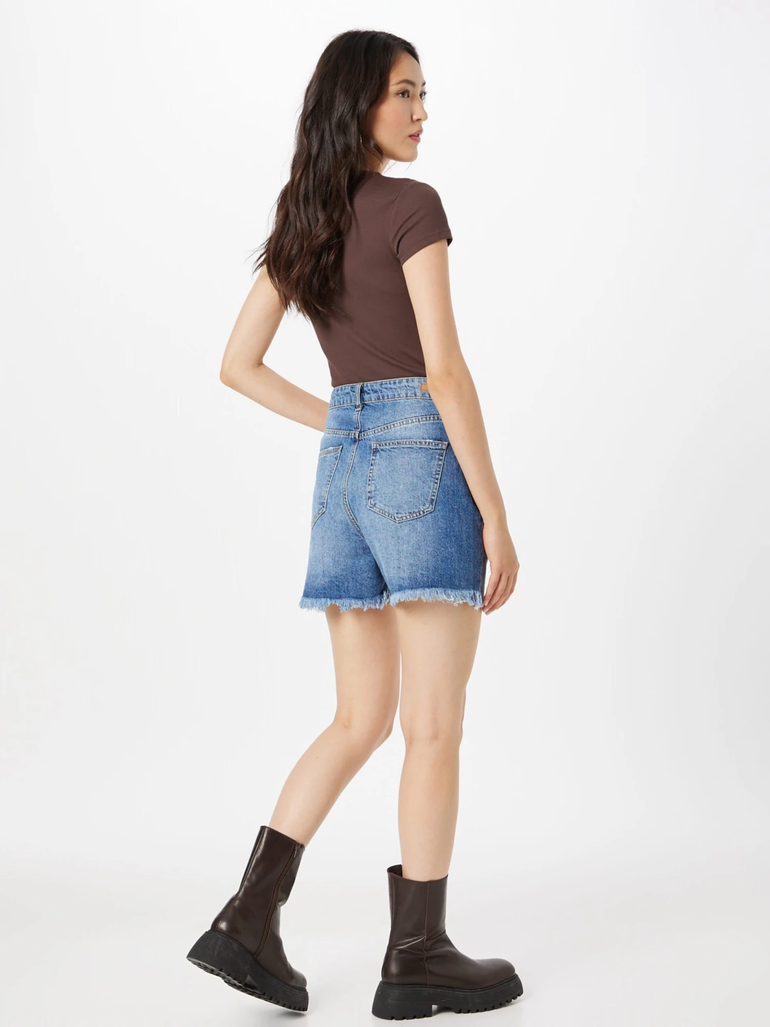 B.young Denim Shorts Regular Jeans Kato Dames Blauw 6 B.young Denim Shorts Regular Jeans Kato Dames Blauw - Afbeelding 4