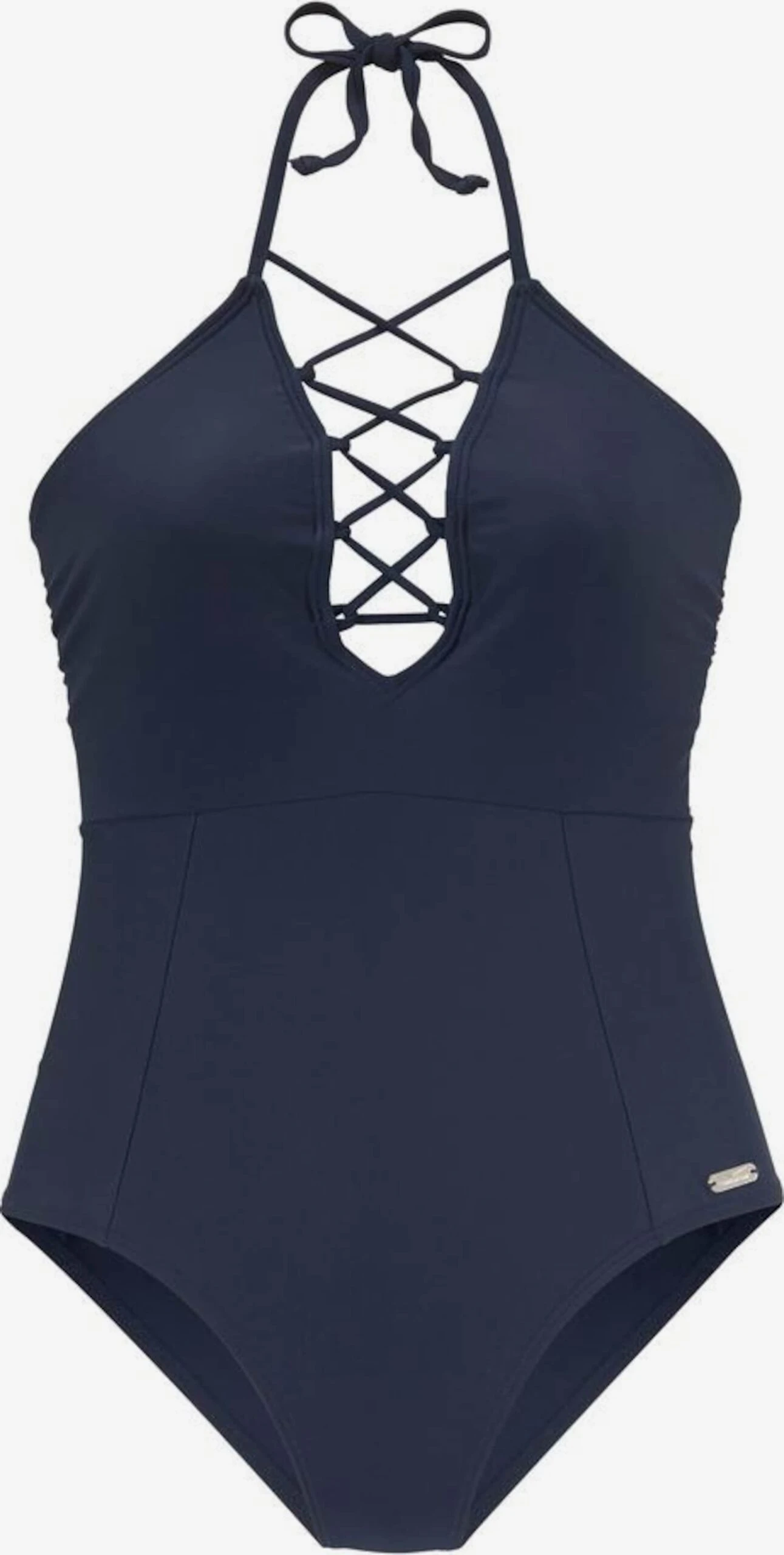 VENICE BEACH Halter Badpakken Triangel Badpak Dames Navy 3 VENICE BEACH Halter Badpakken Triangel Badpak Dames Navy