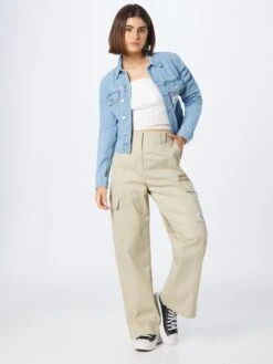 Calvin Klein Jeans Crop Tops Regular Top Dames Wit -Ulla Popken Verkoop a2416156b05465b91d2f9ecd9f084931