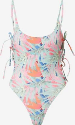 Pepe Jeans Grote Cups Bustier Badpak Dames Fuchsia / Lichtroze