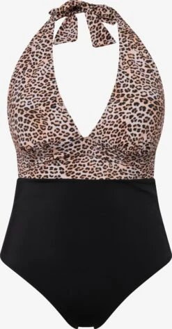 Badpakken Zonder Beugel Triangel Badpak Dames Zwart