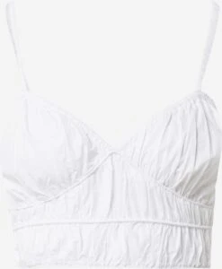 Gina Tricot Crop Tops Top Sanna Dames Wit
