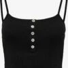 ONLY Crop Tops Top NESSA Dames Zwart 1 ONLY Crop Tops Top NESSA Dames Zwart -Ulla Popken Verkoop a7ccf2a8d2440d9159b704d4dbac803f