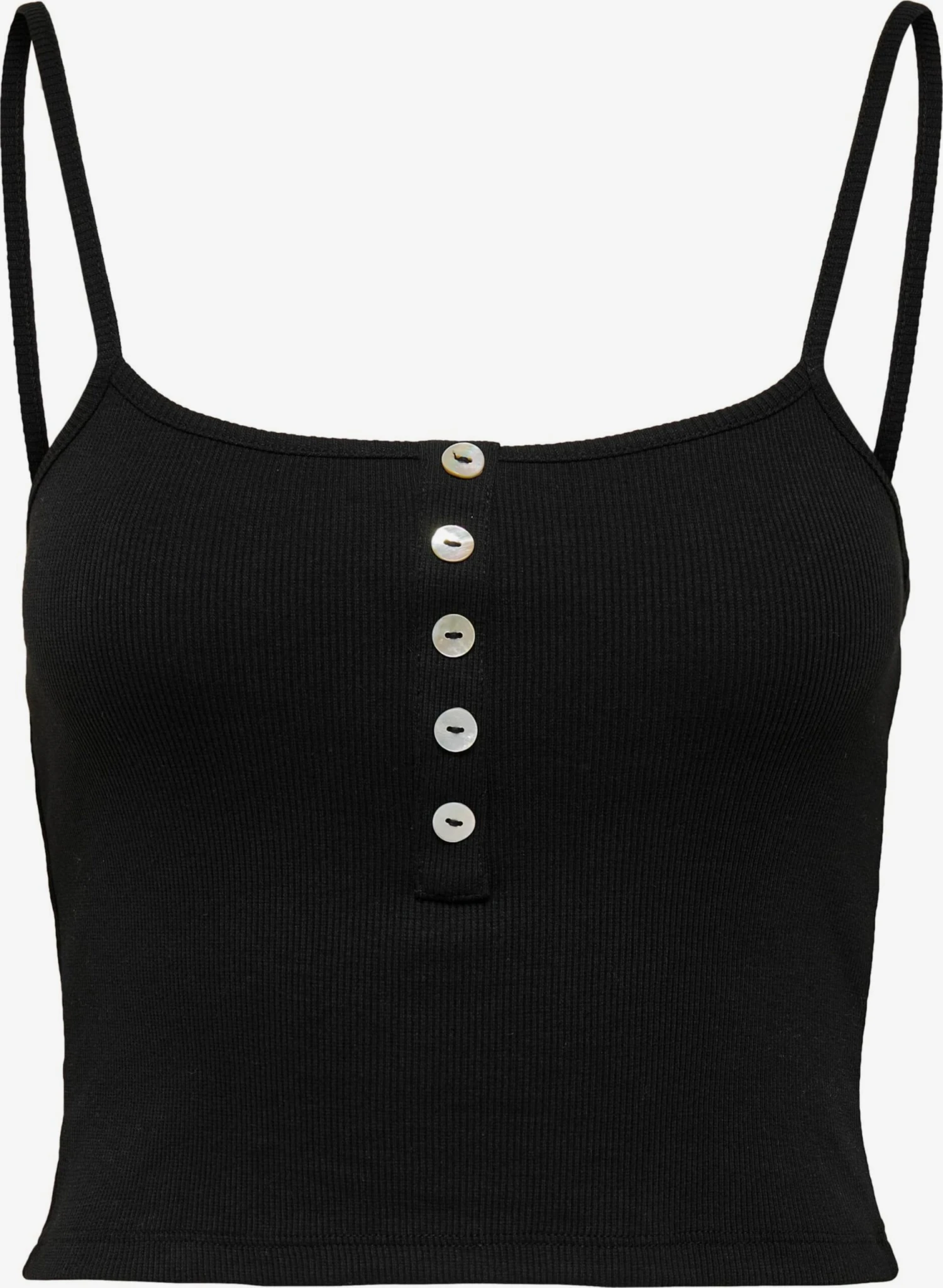 ONLY Crop Tops Top NESSA Dames Zwart 3 ONLY Crop Tops Top NESSA Dames Zwart