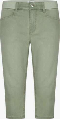 Angels Denim Shorts Slimfit Jeans Anacapri Dames Grijs