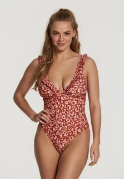 Shiwi Badpakken Zonder Beugel Triangel Badpak Dames Roestbruin / Oker -Ulla Popken Verkoop ae158ffdfa790ced2bbd3074c08d2b92