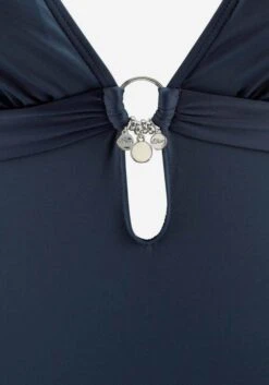 S.Oliver Halter Badpakken Triangel Badpak Tonia Dames Blauw -Ulla Popken Verkoop af2ede30a254d0bc61b1f6b165643839