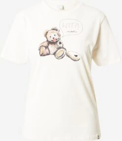 Iriedaily T-shirts Shirt WT Teddy Dames Natuurwit