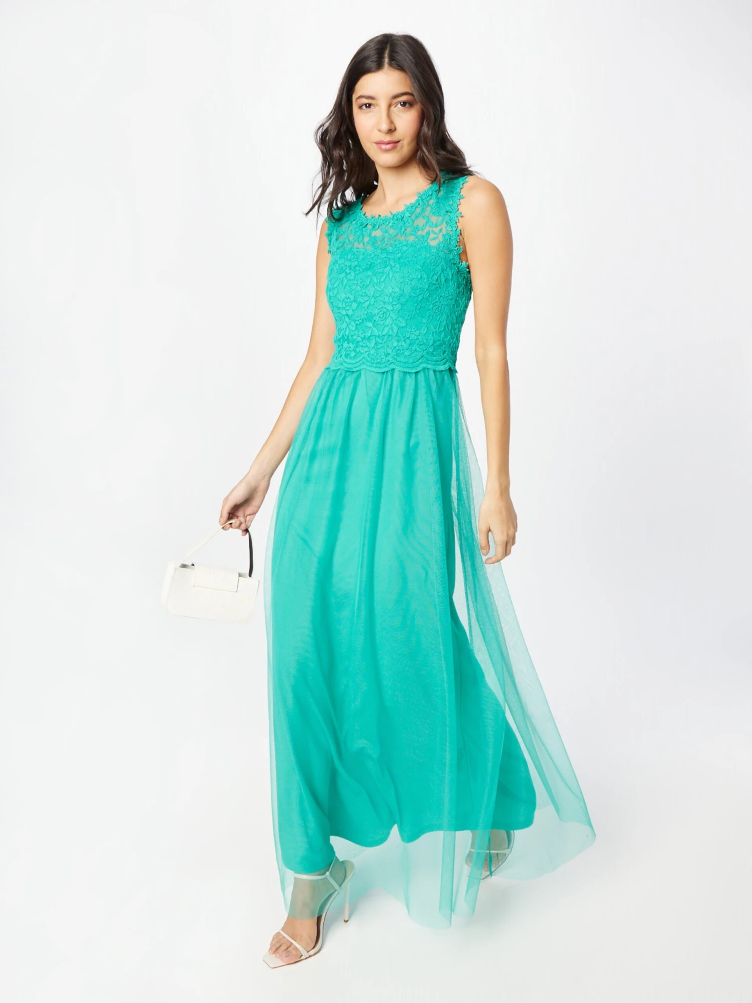 Vila Avondjurken Avondjurk LYNNEA Dames Jade Groen 7 Vila Avondjurken Avondjurk LYNNEA Dames Jade Groen - Afbeelding 5