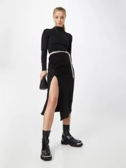 Midi Jurken Jurk Rox Dames Zwart -Ulla Popken Verkoop b687e3bbb1aaf02500a1969fc4ca852a