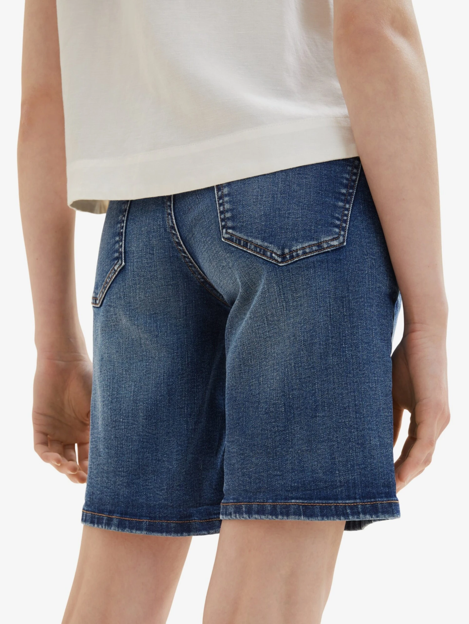 Tom Tailor Denim Shorts Regular Jeans Alexa Dames Blauw 9 Tom Tailor Denim Shorts Regular Jeans Alexa Dames Blauw - Afbeelding 7