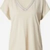 ONLY T-shirts Shirt LULU Dames Beige -Ulla Popken Verkoop b74b8c5ac1f36baa901676c4e575af2b