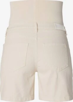 SUPERMOM Denim Shorts Regular Jeans Hurlock Dames Beige -Ulla Popken Verkoop baf2551a4f4b50419aea31e58b9ee52b