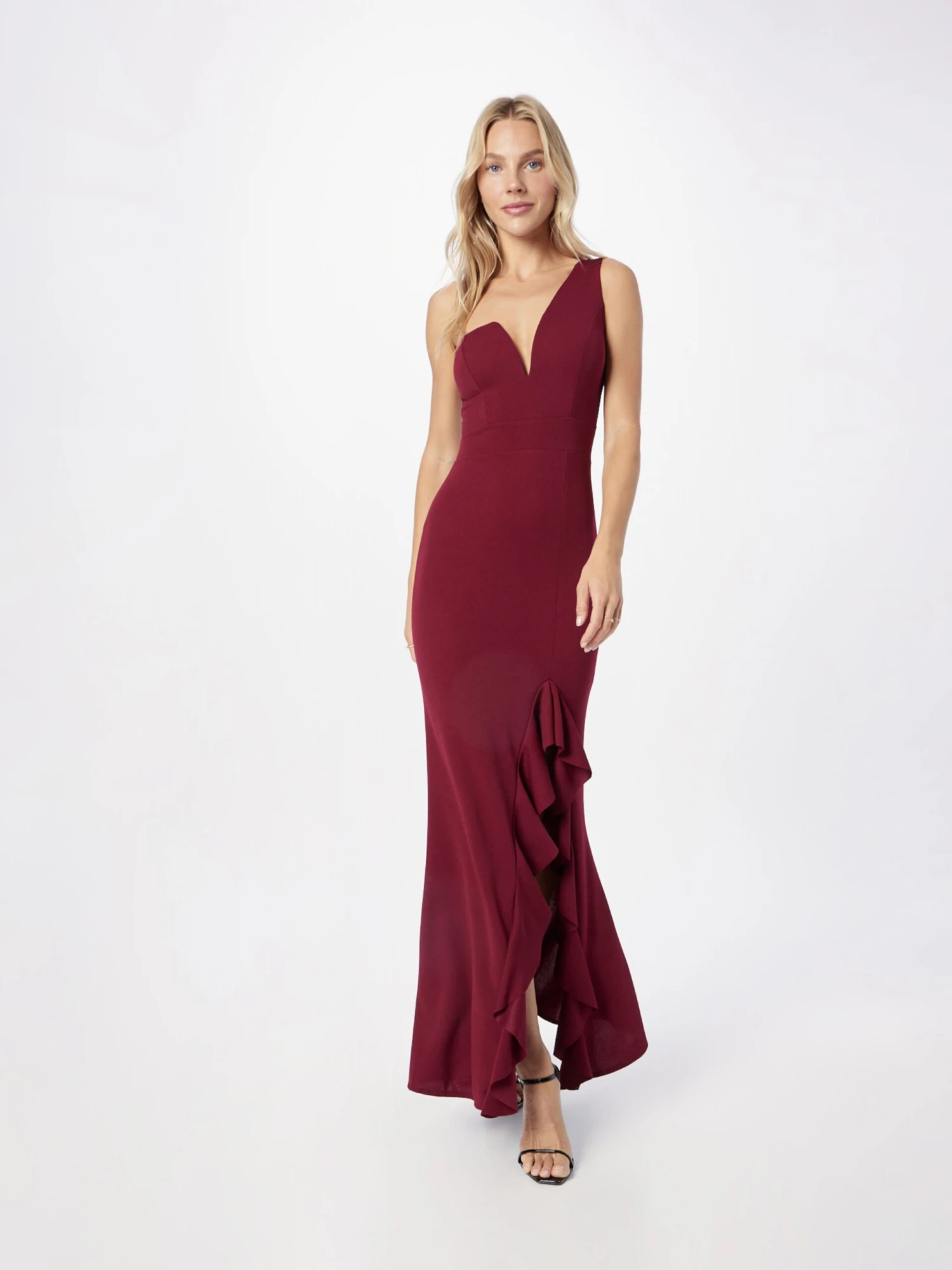 Wal G Avondjurken Avondjurk SOYA Dames Bessen 7 Wal G Avondjurken Avondjurk SOYA Dames Bessen - Afbeelding 5