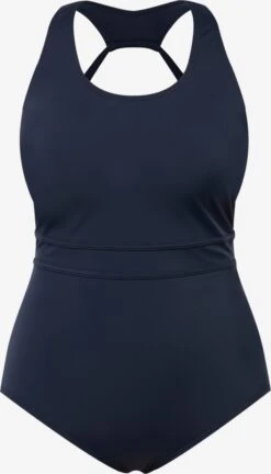 Ulla Popken Badpakken Zonder Beugel Badpak Dames Marine