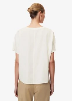 Marc O'Polo T-shirts Shirt Dames Wit -Ulla Popken Verkoop bd66a30602bb014bb6afb1f6086b7e69