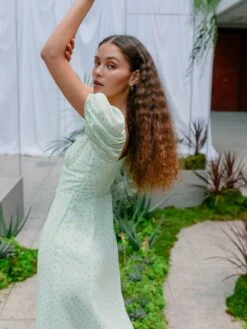 Midi Jurken Jurk Medina Dames Groen -Ulla Popken Verkoop bf64a345cfea108f64b0f08100bd73ac