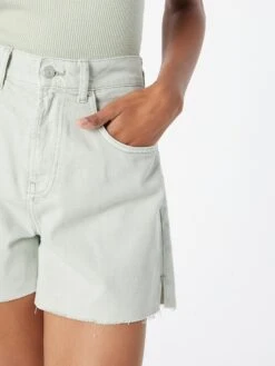 LTB Denim Shorts Regular Jeans Deana Dames Mintgroen -Ulla Popken Verkoop c3ba47c5b5393d981443e7c2a743b764