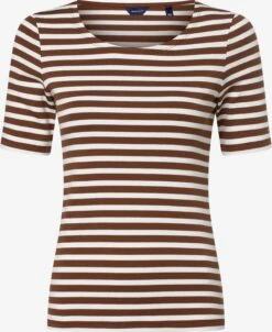 Gant T-shirts Shirt Dames Bruin