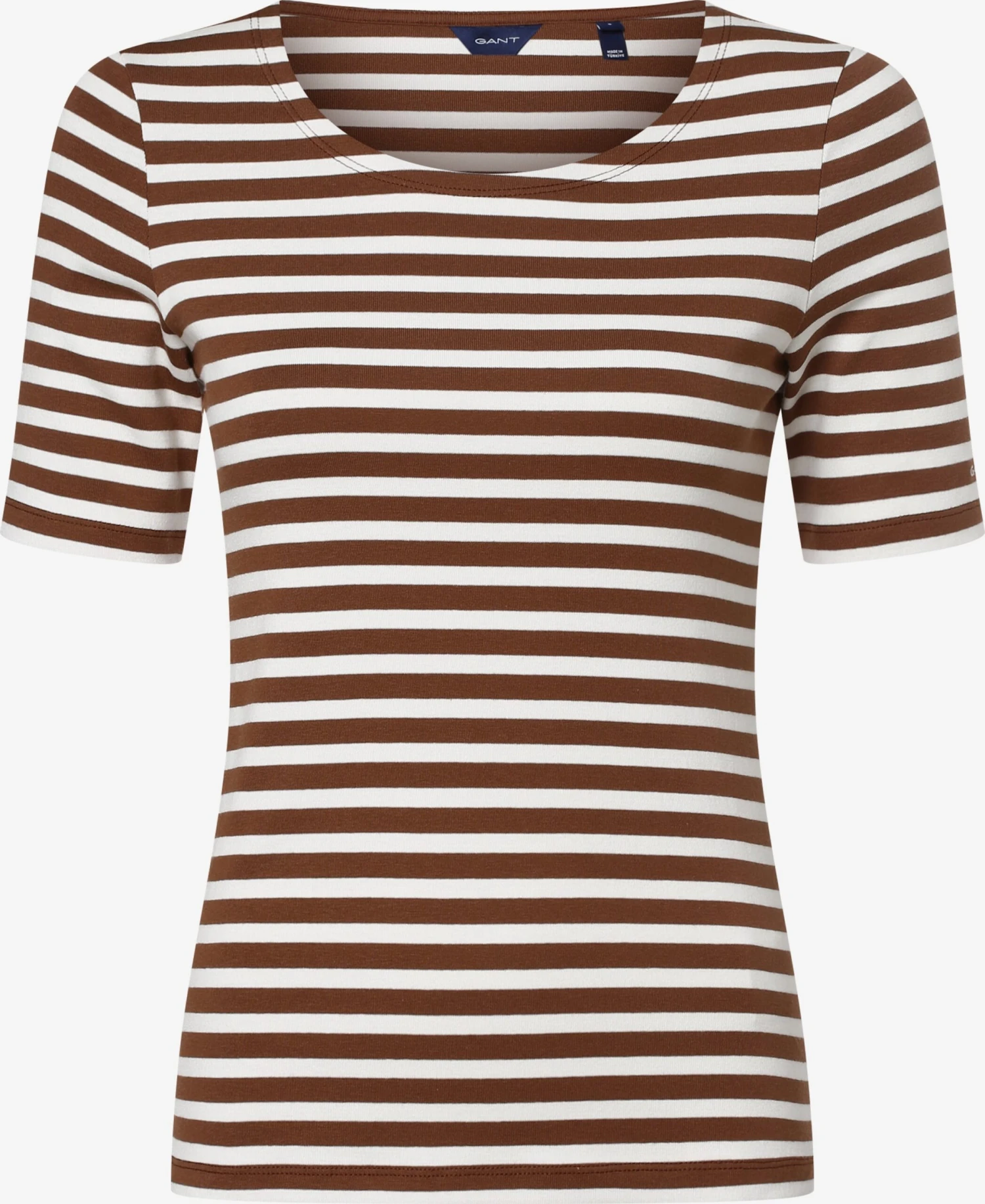 Gant T-shirts Shirt Dames Bruin 3 Gant T-shirts Shirt Dames Bruin