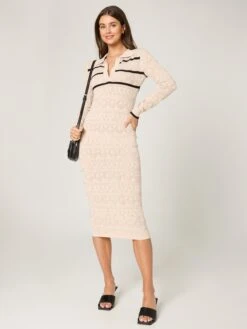 Midi Jurken Jurk Shannon Dames Beige 11 Midi Jurken Jurk Shannon Dames Beige -Ulla Popken Verkoop c6939983c050bca266787acdf60df503