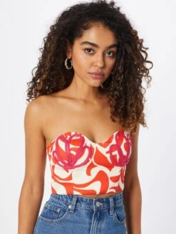 Crop Tops Top CARACOLITO Dames Grenadine -Ulla Popken Verkoop c6c1f1f8ca16f330d3e6a3ca90a08abd
