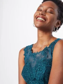 Mascara Avondjurken Avondjurk Dames Blauw -Ulla Popken Verkoop c79cbb1ddc190e3b0436fb21d340b6c1