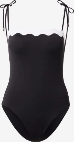 Seafolly Grote Cups Badpak Gia Dames Zwart