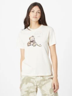 Iriedaily T-shirts Shirt WT Teddy Dames Natuurwit -Ulla Popken Verkoop c8893d4a6f713348cf150b70bb017230