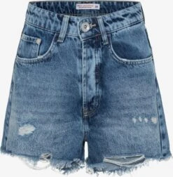 Denim Shorts Regular Jeans Dunfermline Dames Blauw