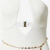 RIVER ISLAND Halter Badpakken High Neck Badpak Dames Crème -Ulla Popken Verkoop caef3381ffcf9b07d8a515ffee1e810f