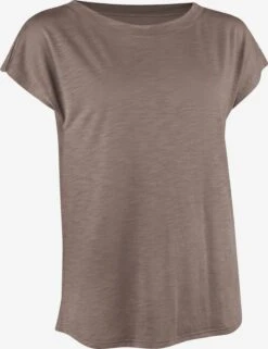 T-shirts Shirt Relax & Go U-Boot Shirt Dames Taupe
