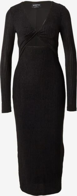 Minkpink Midi Jurken Jurk LEILA Dames Zwart