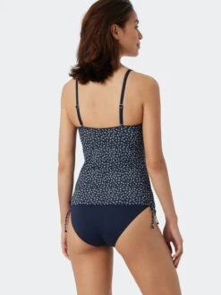 Schiesser Halter Badpakken Badpak Aqua Sea Blossom Dames Donkerblauw -Ulla Popken Verkoop ceb7eee0906c418780f1a8e009625d4e