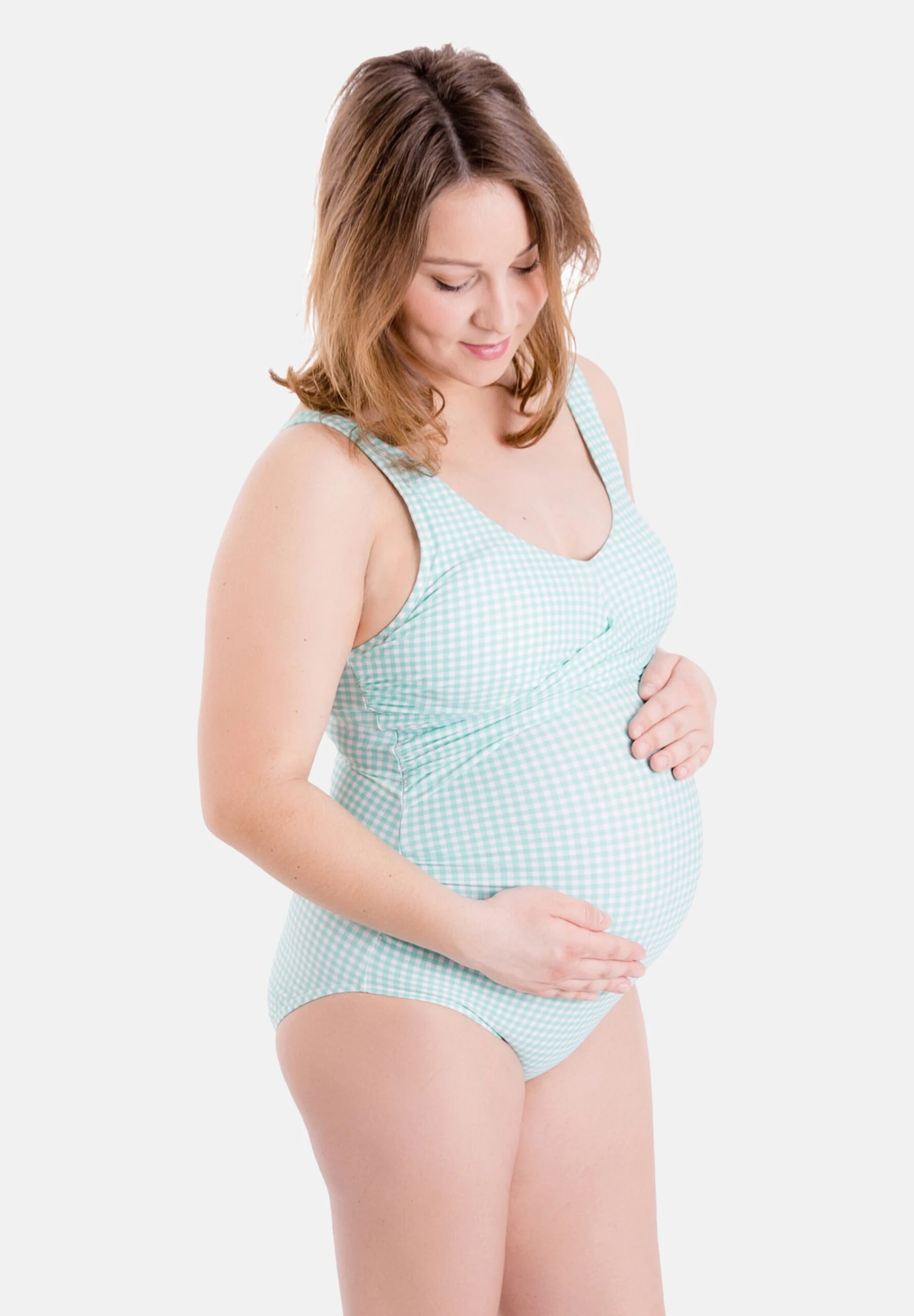 Grote Cups Bustier Badpak Aurelia Dames Mintgroen 5 Grote Cups Bustier Badpak Aurelia Dames Mintgroen - Afbeelding 3