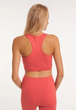 Crop Tops Top Dames Koraal -Ulla Popken Verkoop d75a91d5ac47d042c8e5cc6b9f570090