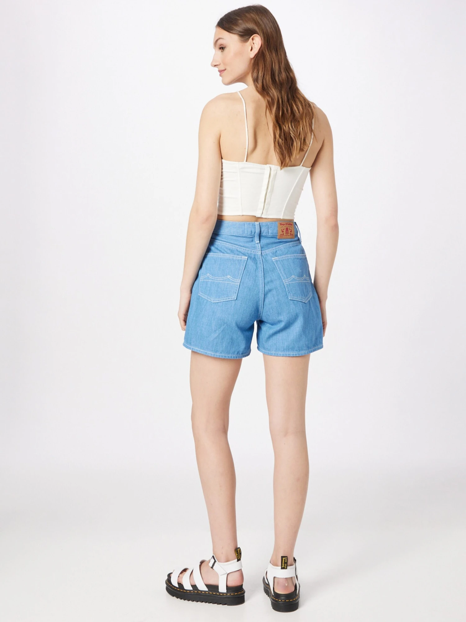Denim Shorts Regular Jeans LIORA Dames Blauw 6 Denim Shorts Regular Jeans LIORA Dames Blauw - Afbeelding 4