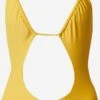 Halter Badpakken Triangel Badpak Valentina Dames Goudgeel