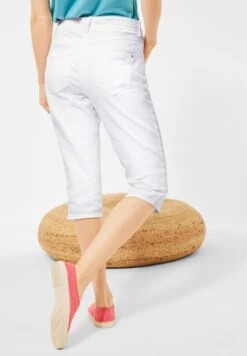 Cecil Denim Shorts Slimfit Jeans Dames Wit -Ulla Popken Verkoop d98dd97e8ff1d8abe46589ae073b71af